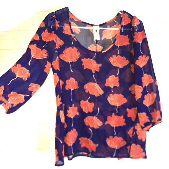 Needle & Thread Tops - Needle & Thread Floral Flowy Top